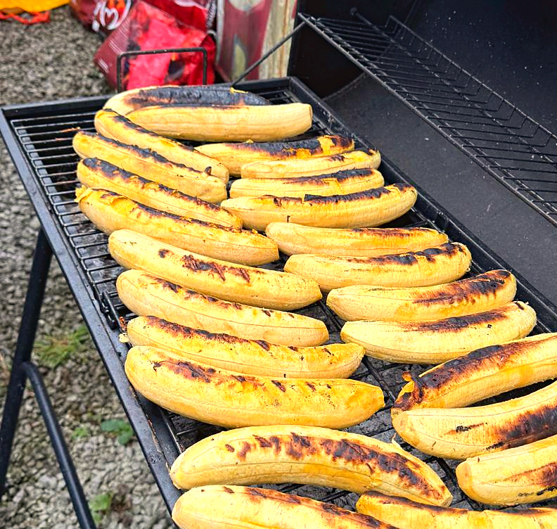 Grilled plantains